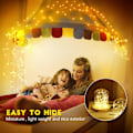 Miniatyrbillede 3 af 3: 24 Pak LED Fe-lys, 7ft 20 LED Mini Lysstreng til Håndværk, Bryllup Warm White 24 Pack