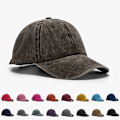 Pikkukuva 2 / 7: Pestyväinen Perinteinen Cap Retro Säädettävä Alkuperäinen Klassinen Matala Profiili Puuvilla Golf Hattu Rakentamaton Cap Miehet Naiset Rose Red Adjustable