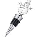 Miniatyrbillede 7 af 8: Julevinflaskeprop - Genanvendelig Snemand Vinprop til Fest Christmas snowman
