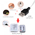 Miniatyrbilde 5 av 5: Jule-LED-lys, hengende lamper