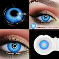 Pikkukuva 1 / 6: Eyeshare Anime Värilliset Piilolinssit Silmille Cosplay Värilliset Linssit Siniset Hullut Halloween Linssit Piilolinssit Kauneus Meikki NEBULA-BLUE NEBULA-BLUE
