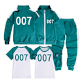 Miniatyrbilde 7 av 7: Blekksprutdrakt for Gutter, Jenter, 456, Jakke, T-skjorte og . Frakk-T-skjorte-Bukser Coat-T-Shirt-Pants 120 (5-6Y)