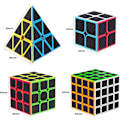 Miniatyrbild 3 av 5: Speed ​​​​Cube Set, Pussel Cube Bunt av 2x2 3x3 4x4 Pyramid Speed