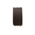 Pikkukuva 2 / 2: Clip-on-hiukset - Kiharat & Suorat Hiukset - 70 cm Musta Black one size