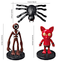 Miniatyrbillede 2 af 4: 9-pak Roblox Doors Actionfigurer Escape The Gate Spil Legetøj Digital Monster Havdyr Legetøj Gave