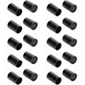 Miniatyrbild 7 av 7: Högklackade Spik Klack Reparationsskydd 10 Par Högklackade Spikar Svart CPU Polyuretan Skor Reparation Ersättningskit (Innerdiameter 10mm) Inner diameter 10mm