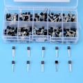 Miniatyrbillede 6 af 8: 10 værdier NPN PNP transistor 200 stk transistor sortimentssæt tre stift transistor TO-92 BC327-BC558