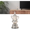 Miniatyrbilde 7 av 8: Mini Fotballkamp Trofé Cup Modell Høy Simulering Metall Fotball Liga Trofé Ornament Dekor