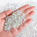 Miniatyrbilde 1 av 4: 14400 stk Transparent AB Krystallsteiner for negler, SS10, 2.7-2.9mm Transparent AB SS10/14400pcs