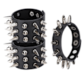 Miniatyrbilde 3 av 10: 3 stk Punk Nitar Rivet Armbånd Personlig Armbånd Mansjett Retro Metall Armbånd