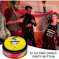 Miniatyrbilde 2 av 7: 30 Sekunders Danseknapp, Musikkdansfestutstyr for Barn og Voksne