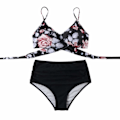 Miniatyrbild 4 av 5: Wrap Bikini Set Push Up hög midja 2 delar M
