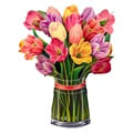 Miniatyrbilde 1 av 7: 3D Pop Up Blomst Gratulasjonskort for Morsdag Kreativ Multi-Stil Bukett Bursdagskort Takk Postkort for Bursdag Tulip