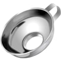Pikkukuva 8 / 8: Säilöntäsuppilo - Ruostumattomasta teräksestä valmistettu säilöntäsuppilo keittiöön, leveäsuinen suppilo, keittiövälineet, suppilo kahvalla hillolle (L) L