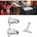Miniatyrbillede 6 af 8: Guitar String Retainer, Tree Standard Roller String Guides Metal Elektrisk Gitarr String Guide Retainer Byte (Silver) Silver