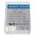 Miniatyrbild 2 av 2: SF96E SEFUSE Termiska Säkringar - 10A 250V, 99°C Termiska Avbrott, 10-pack