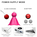 Miniatyrbilde 4 av 10: Nippelstimulering Slikkende Vibrator Bryst SVART - spottsalg black