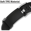 Pikkukuva 3 / 8: Vaihdettava ranneke, 5 kpl/setti säädettävä ID115Plus HR Smartband-rannekke kuntokellolle (musta, punainen, sininen, vihreä, violetti) kulutuselektroniikka