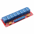 Miniatyrbild 8 av 8: 8-kanals relämodul reläbräda med optokopplare lågnivåutlösare expansionsbräda för Arduino 5V/12V/24V (24V)