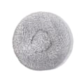 Miniatyrbilde 1 av 5: Djurmöbler Djurtäcke Rund plysch Djursäng Diameter 40 Ljusgrå