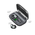 Pikkukuva 6 / 7: Nya S19 Tws In-Ear Hi-Fi Stereo Langattomat Kuulokkeet, Kuulokkeet Pelikäyttöön Iphone/Android, 800mAh Kotelo, (30mAh*2 Kuulokkeet) Musta