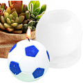 Miniatyrbillede 5 af 7: Fodboldformet Silikonlysform, Lysforme til Lys og Chokolade