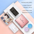 Pikkukuva 6 / 6: Eyeshare Anime Värilliset Piilolinssit Silmille Cosplay Värilliset Linssit Siniset Hullut Halloween Linssit Piilolinssit Kauneus Meikki NEBULA-BLUE NEBULA-BLUE