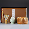 Miniatyrbild 1 av 5: 4st/set Traditionellt Matcha-set Bambu Keramik Matcha-skål med vispBY 1
