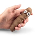 Miniatyrbilde 2 av 4: 2-pakke - Stressball / Klemkule - Bæsj - Elastisk Brown Brun