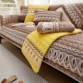 Miniatyrbillede 1 af 7: 1 stk. Nordic Plus Velvet Tykk Sofaovertræk Skridsikkert Anti-katte-klø Sofaovertræk Støvtæt Sofaovertræk