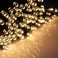 Pikkukuva 3 / 9: LED-valosarja 10 metriä (Lämmin valkoinen) - Langaton aurinkokennoilla - Täydellinen valkoinen