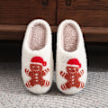 Miniatyrbilde 8 av 8: Elg Plysj Julesko for Menn og Kvinner, Komfortabel Design Red Pearl D 42/43 EU