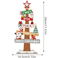 Miniatyrbillede 5 af 8: DIY Jule Diamant Maleri Sæt, Speciel Formet Træ Ornament B
