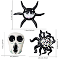 Miniatyrbillede 4 af 4: 9-pak Roblox Doors Actionfigurer Escape The Gate Spil Legetøj Digital Monster Havdyr Legetøj Gave