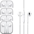 Pikkukuva 1 / 2: 4-pakk iPhone-kuulokkeet mikrofonilla ja äänenvoimakkuuden säätimellä