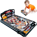 Miniatyrbillede 1 af 8: Pinball Maskine Legetøj, Elektrisk Bordspil til Børn, Interaktivt Familiepinball Spil