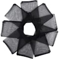Miniatyrbillede 4 af 4: 50 stk Organzaposer 3,54\"x4,33\" Satin Snørepose Smykke Gaveposer (Sort) Black 50 Count (Pack of 1)