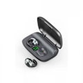 Pikkukuva 1 / 7: Nya S19 Tws In-Ear Hi-Fi Stereo Langattomat Kuulokkeet, Kuulokkeet Pelikäyttöön Iphone/Android, 800mAh Kotelo, (30mAh*2 Kuulokkeet) Musta