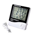 Miniatyrbild 1 av 4: Storbildshushållstermometer och hygrometer Elektronisk termometer inomhus och utomhus Väckarklocka Htc-2 termometer