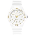 Miniatyrbillede 1 af 7: Ur til mænd og kvinder Luminous Analog Ur Simpel Fritidsur Mode Resin Ur 50m Vandafvisende Armbåndsur Sort Grøn A Damer White gold A The lady