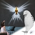 Miniatyrbillede 1 af 7: Bald Eagle Vægskinne, Ugle Vægskinne, 3D Dyr LED Vægskinne, Bald Eagle Vægskinne, 3D Printet Dyr Statue Vægskinne