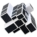 Miniatyrbilde 5 av 5: Speilpussel Rubiks kube Ny Cubo Supersnabb karbonfibersticker