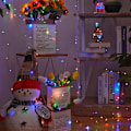 Miniatyrbilde 4 av 4: 4-pakke 20 fot LED flerfargede fe-lys, batteridrevet, vanntett, 8 moduser for fester Multicolor
