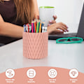 Miniatyrbillede 2 af 9: Makeup børsteholder - 360° roterende multifunktionel penneholder til skrivebord, multifunktionel opbevaringsboks til kontorstation