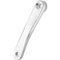 Miniatyrbild 1 av 8: Cykelvev, Universal 170mm Aluminiumlegering Vänster Enkel kedja Vev Cykelbyte vev (Rhombiskt hål-Silver)