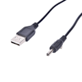 Miniatyrbillede 7 af 7: USB til DC 3,5 mm Power Jack-stik 5V Oplader Power 3,5*1,35 mm Universal Til HUB Mini Fan Router Højttaler MP3/MP4 hvid 1m