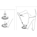Miniatyrbilde 4 av 4: 6-pakks Spin Mop Hoder - Mikrofiber for Hurrica & Andre Spin Mop Systemer 6pc-white