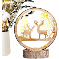 Miniatyrbilde 2 av 8: Jullampe | LED-lampe | Nattlampe | Bord | LED-julelampe | batteridrevet barnerom skrivebord kreativ LED-borddekorasjoner for gutter jenter soverom c