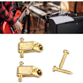 Miniatyrbillede 6 af 8: Guitar String Retainer, Tree Standard Roller String Guides Metal Elektrisk Gitarr String Guide Retainer Byte (Guld) Guld