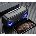 Miniatyrbild 1 av 5: Bluetooth-högtalare Dual Speaker Lighting Portable Card Radio (svart),